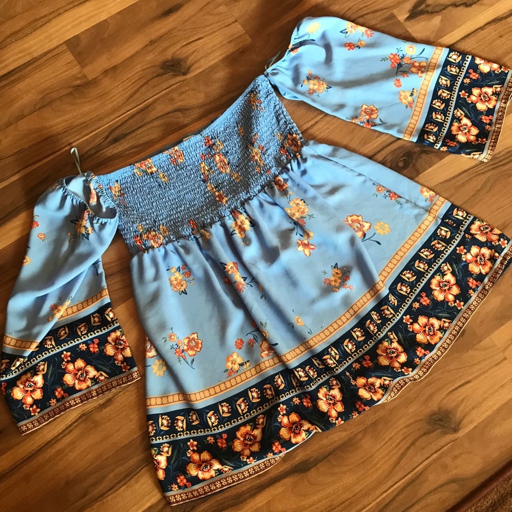 Lily White off the shoulder top